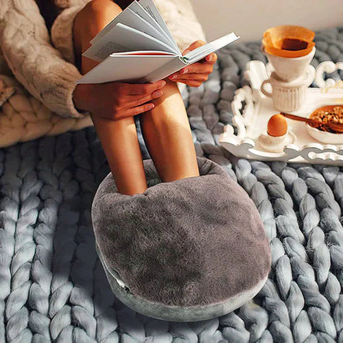 BowLift | WarmNest XL Electric Foot Warmer – Plush Comfort & Adjustable Heat
