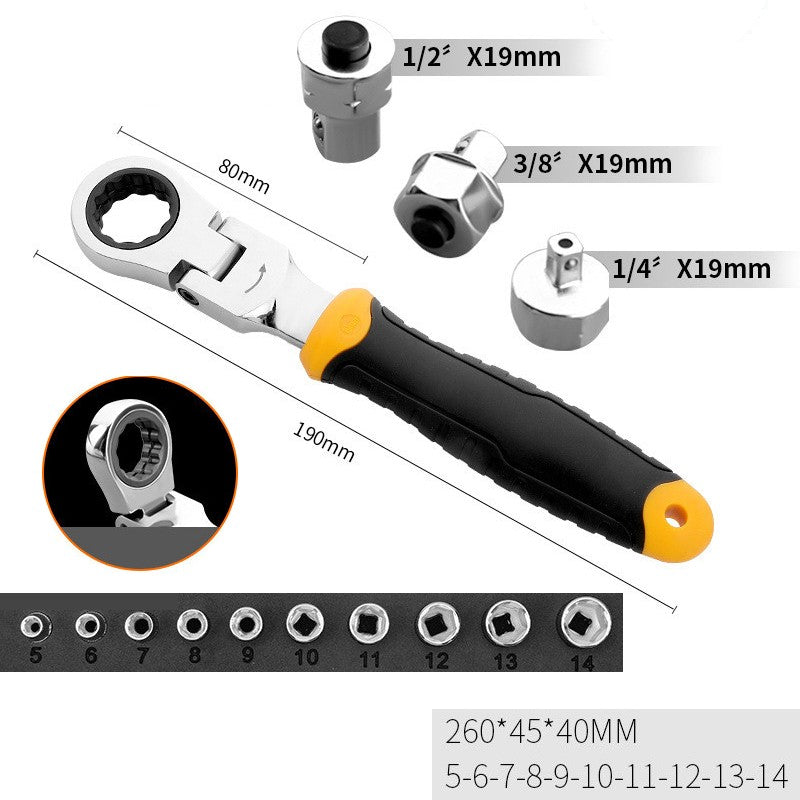 BowLift | Flex-Head Angle Impact Wrench, for Repair, DIY & More