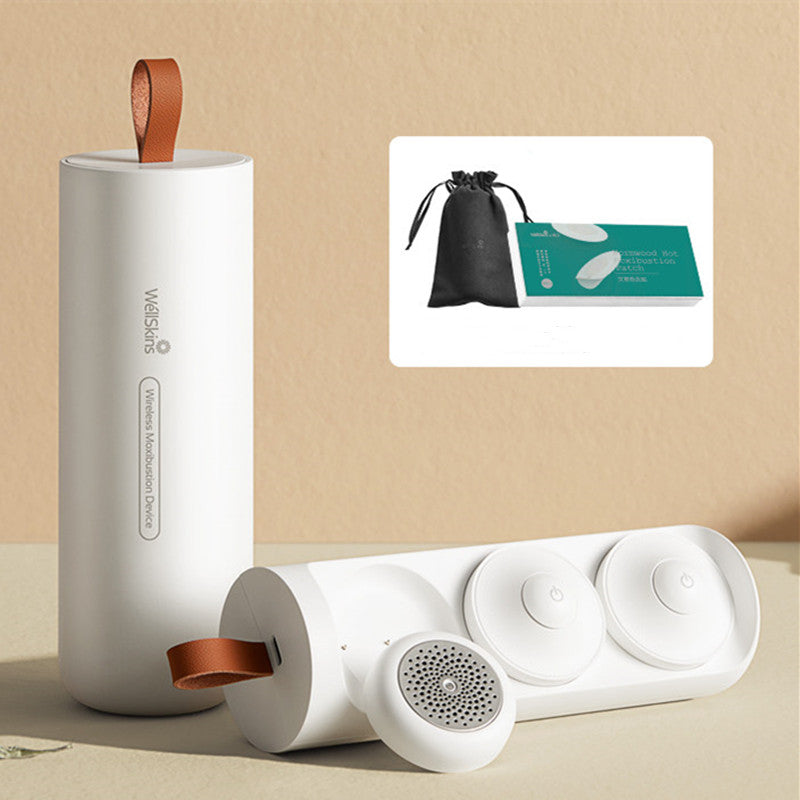 BowLift | Portable Moxibustion Kit, with Intelligent Temperature Control, Far Infrared Heating, Safe and Smoke-free, for Neck, Back, Waist & More
