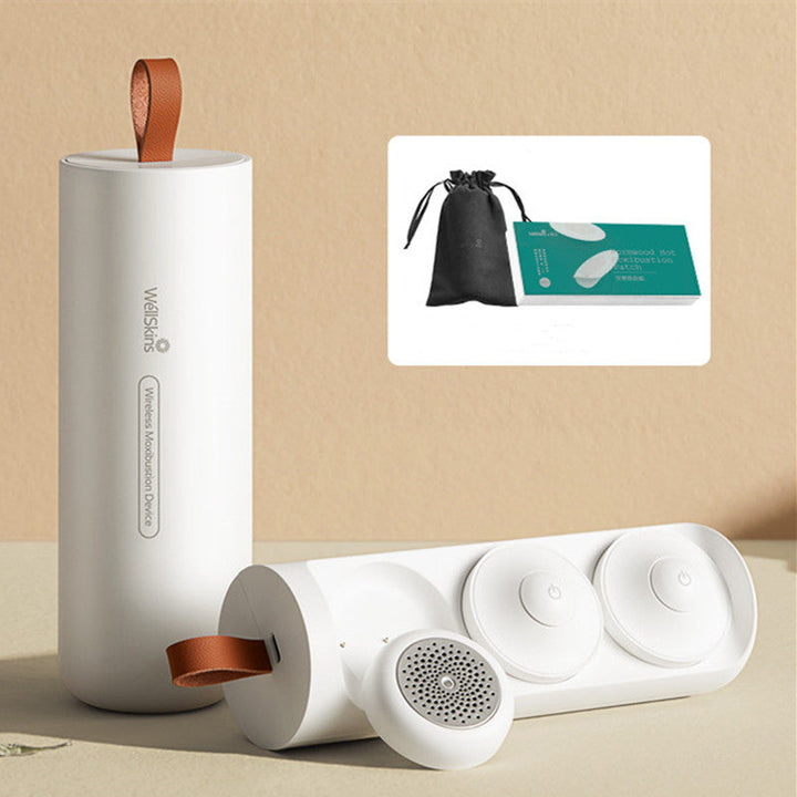 BowLift | Portable Moxibustion Kit, with Intelligent Temperature Control, Far Infrared Heating, Safe and Smoke-free, for Neck, Back, Waist & More