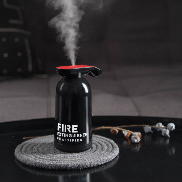 BowLift | Portable USB Humidifier, with Unique Fire Extinguisher Shape & 200ml Clear Water Tank, for Car, Home & Office