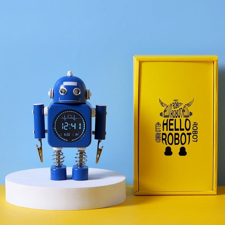 BowLift | Robot Alarm Clock, Easy-to-Read Digital Display, Pleasant Sounds & Temperature