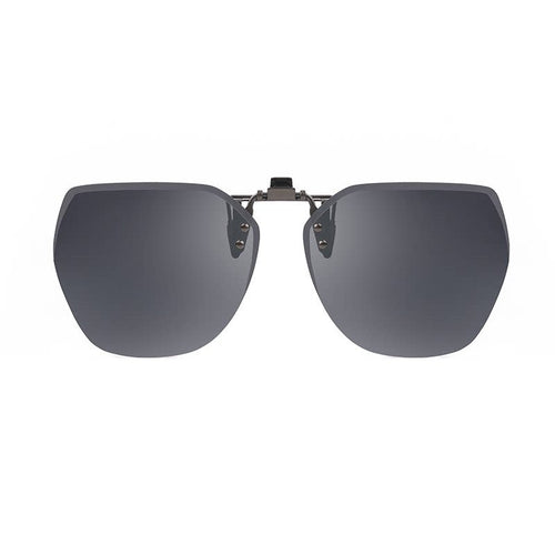 BowLift | Clip-on Rimless Polarized Sunglasses, with Anti-glare and Flip-Up Design, for Outdoor/Driving