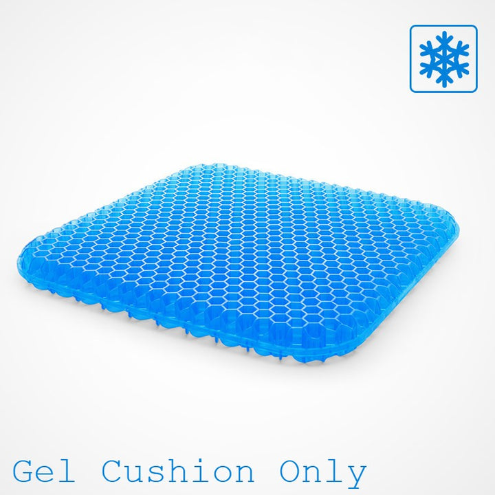 BowLift | Portable Cooling Gel Seat Cushion, with Non-Slip Cover, for Car, Office Chair, Wheelchair & More