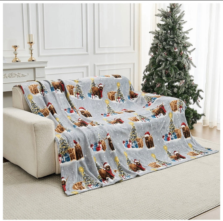 BowLift | Christmas Fleece Throw