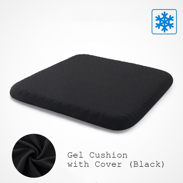 Portable Cooling Gel Seat Cushion, with Non-Slip Cover, for Car, Office Chair, Wheelchair & More | Bowlift