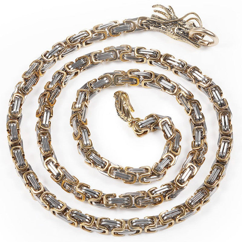 BowLift | Long Titanium Steel Bracelet, with Adjustable Length, for Decoration & Self-defense