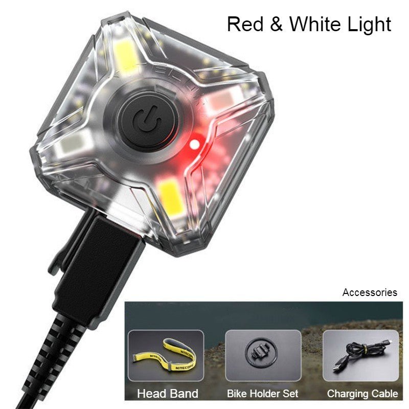 BowLift | Mini Portable Rechargeable Headlamp, with Headband & Bike Stand Set, for Camping, Cycling & More