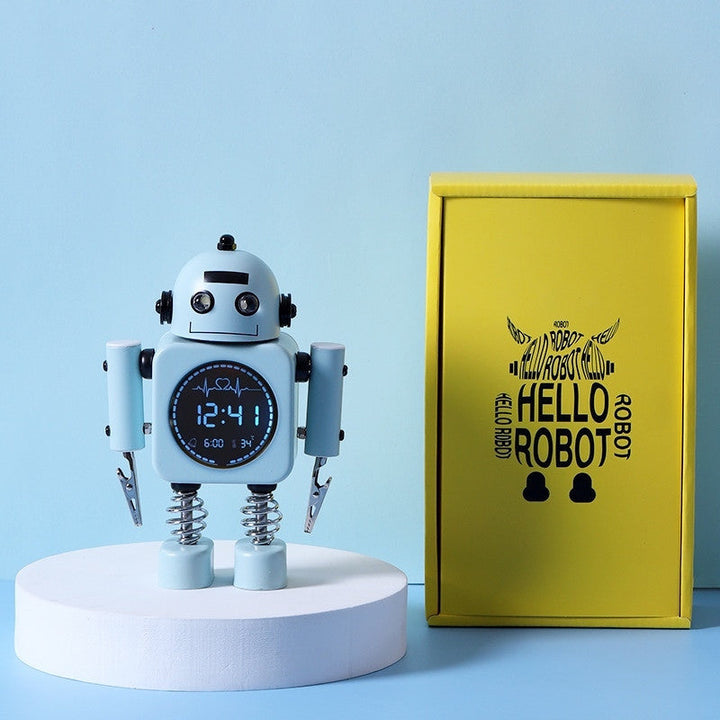 BowLift | Robot Alarm Clock, Easy-to-Read Digital Display, Pleasant Sounds & Temperature