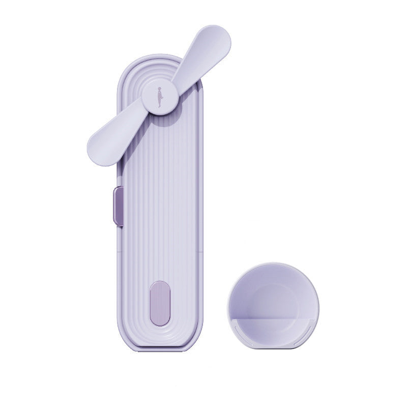 BowLift | Portable Rechargeable Handheld Fan, with Two Wind Speeds & Power Bank