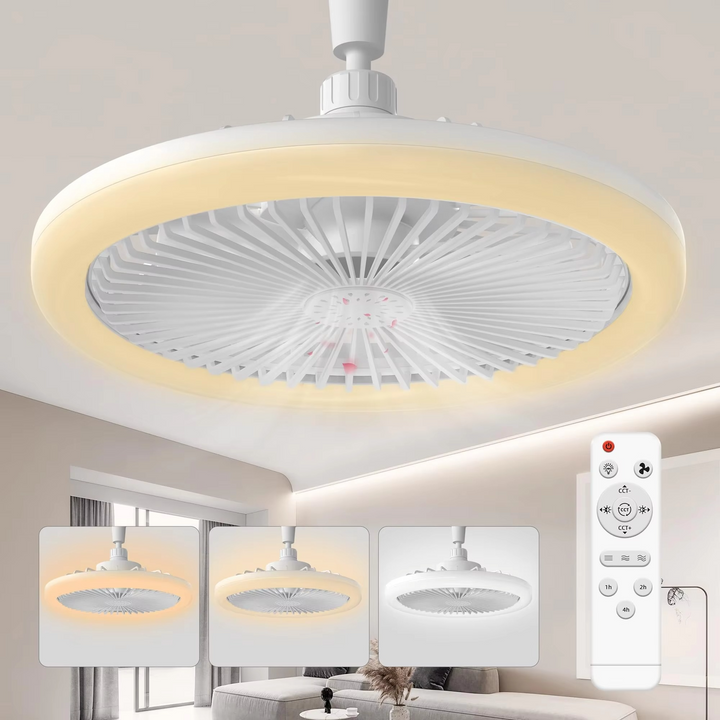 BowLift | Sleek Ceiling Fan with Integrated Light – Perfect for Modern Bedrooms