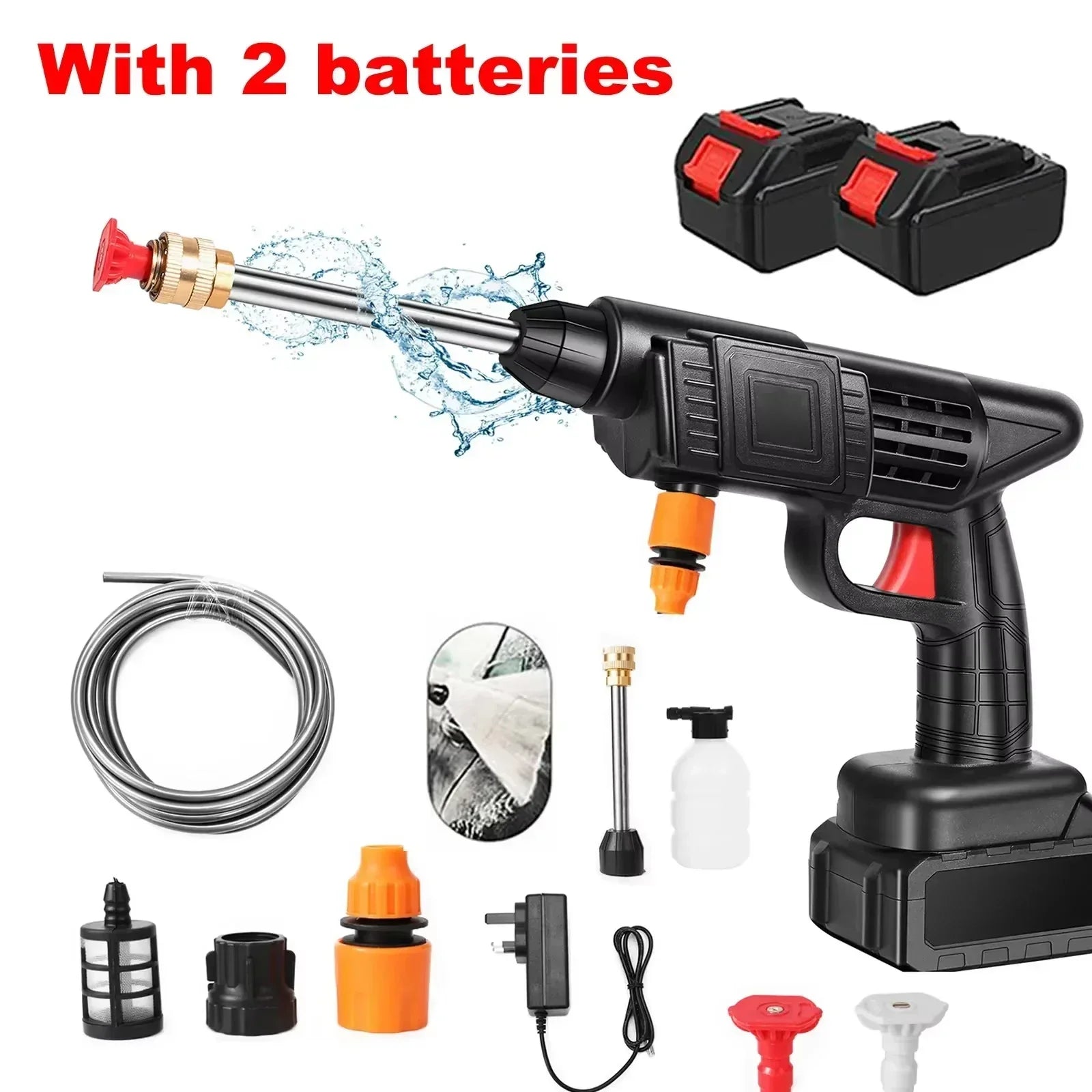BowLift | Cordless High Pressure Washer – Portable Jet Cleaner with Lithium Battery & Adjustable Nozzle