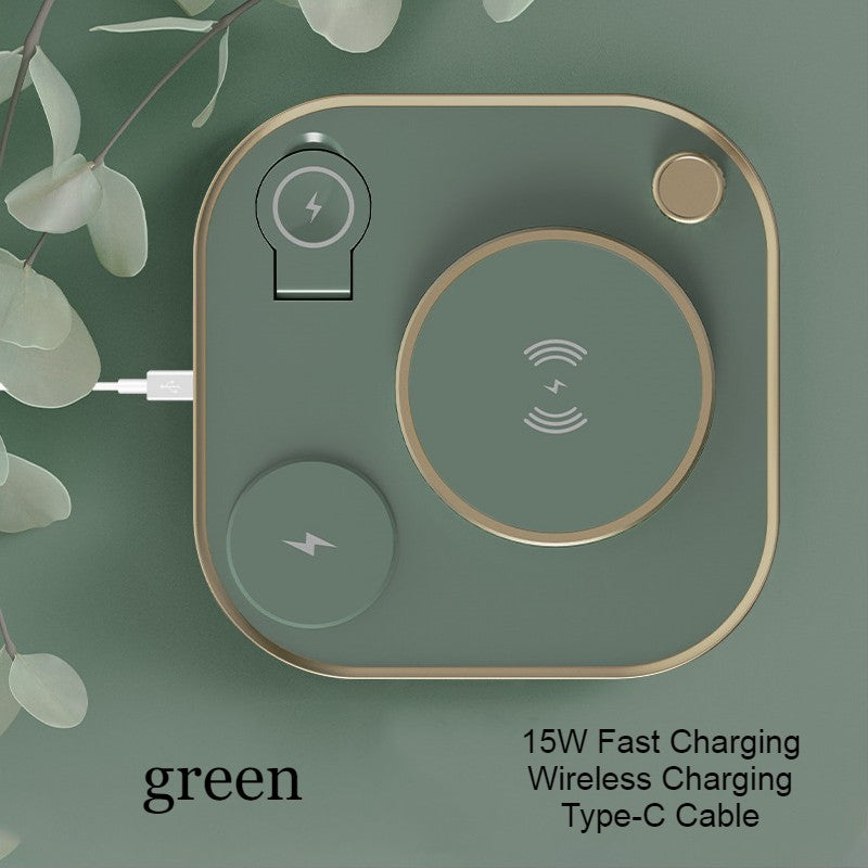 BowLift | 5-in-1 Desktop Lamp with 3 Wireless Charging Modules & Adjustable Light, for Home & Office