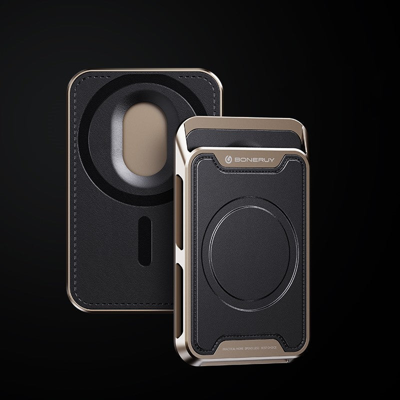 BowLift | Magnetic Leather Slim Card Holder