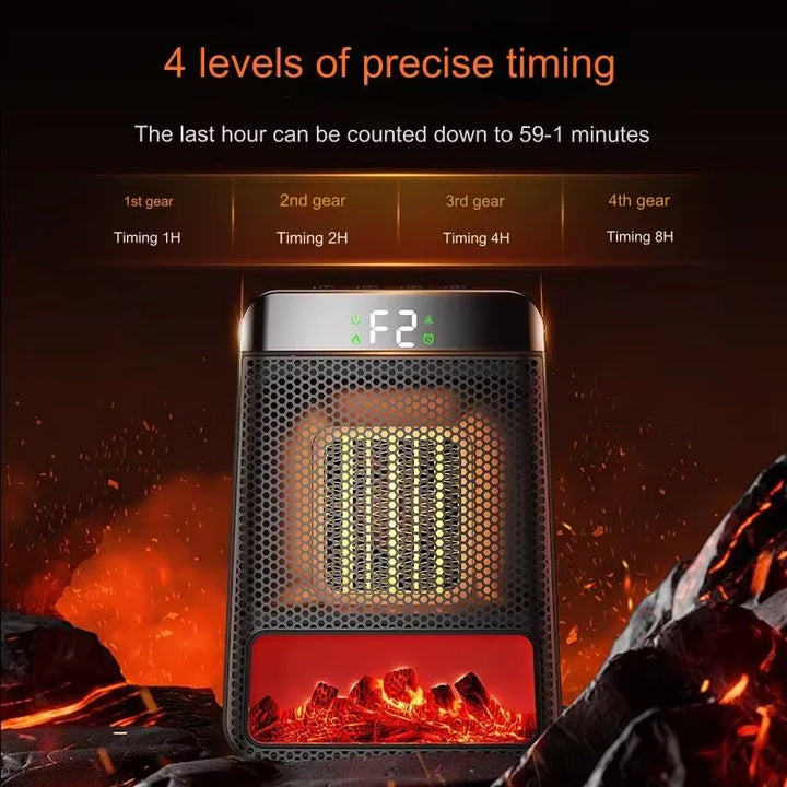 BowLift | 1500W Portable Electric Heater PTC Heating Fan Mini Space Heater