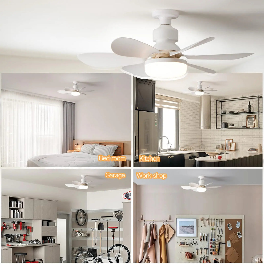 BowLift | Socket Ceiling Fan with Light