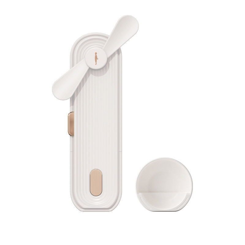 BowLift | Portable Rechargeable Handheld Fan, with Two Wind Speeds & Power Bank