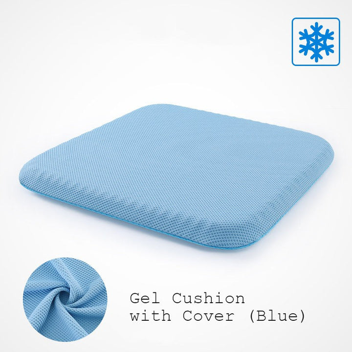 BowLift | Portable Cooling Gel Seat Cushion, with Non-Slip Cover, for Car, Office Chair, Wheelchair & More