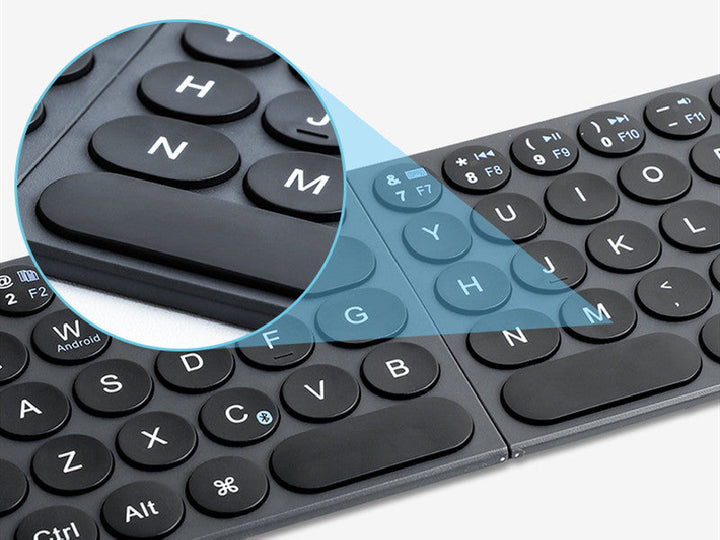 BowLift | Portable Foldable Keyboard, with Ultra-slim & Lightweight Design, for Travel, Home, Office & More