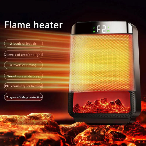 BowLift | 1500W Portable Electric Heater PTC Heating Fan Mini Space Heater