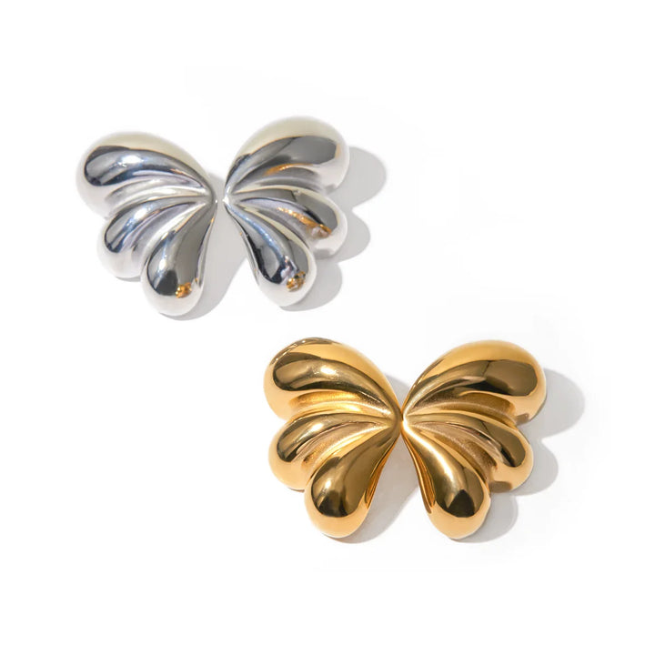 BowLift | Elegant Three Petal Symmetrical Earrings