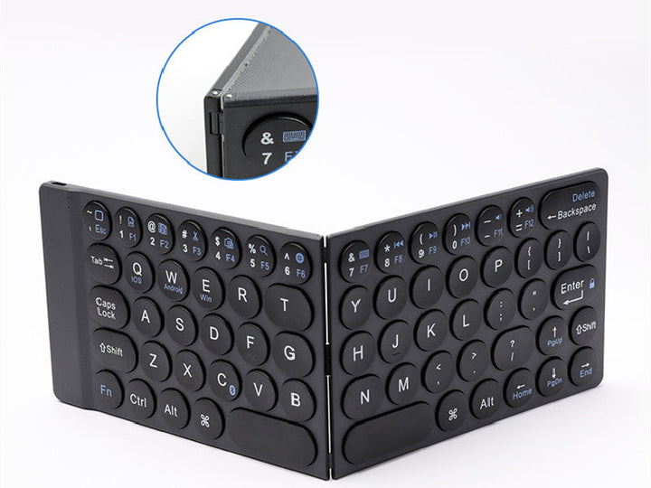 BowLift | Portable Foldable Keyboard, with Ultra-slim & Lightweight Design, for Travel, Home, Office & More