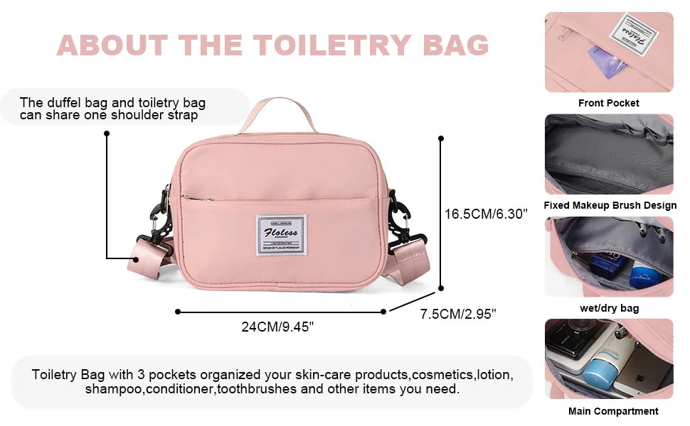 BowLift | Travel Duffel Bag with Shoes Compartment