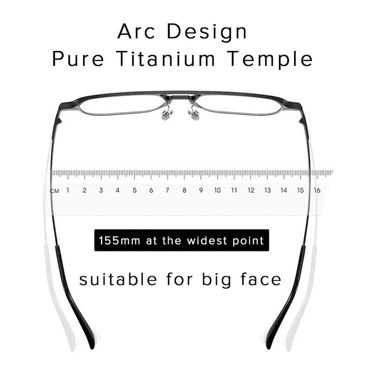 BowLift | Pure Titanium Magnetic Clip-On Glasses