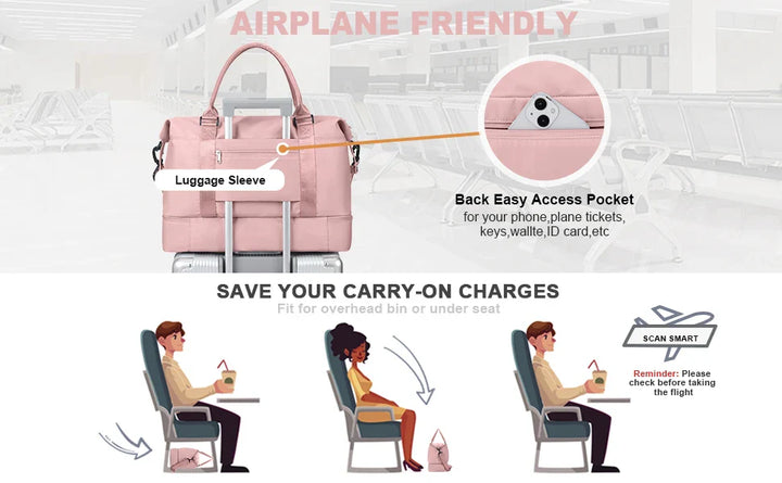 BowLift | Travel Duffel Bag with Shoes Compartment
