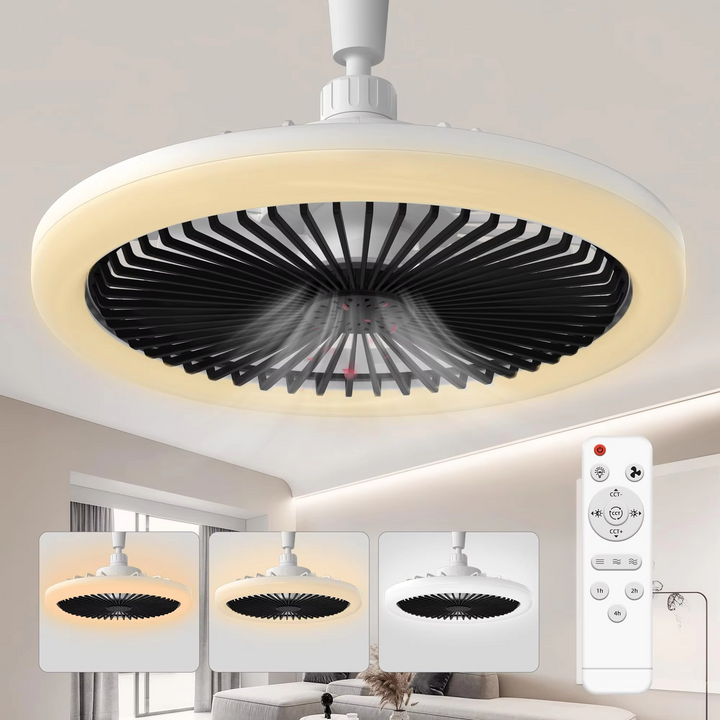BowLift | Sleek Ceiling Fan with Integrated Light – Perfect for Modern Bedrooms