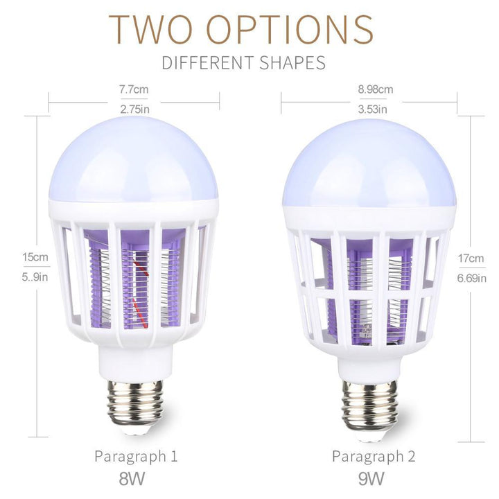 BowLift | IcoolGadgets AC175~220V LED Mosquito Killer Bulb E27/B22 LED Bulb For Home Lighting Bug Zapper Trap Lamp Insect Anti Mosquito Repeller Light