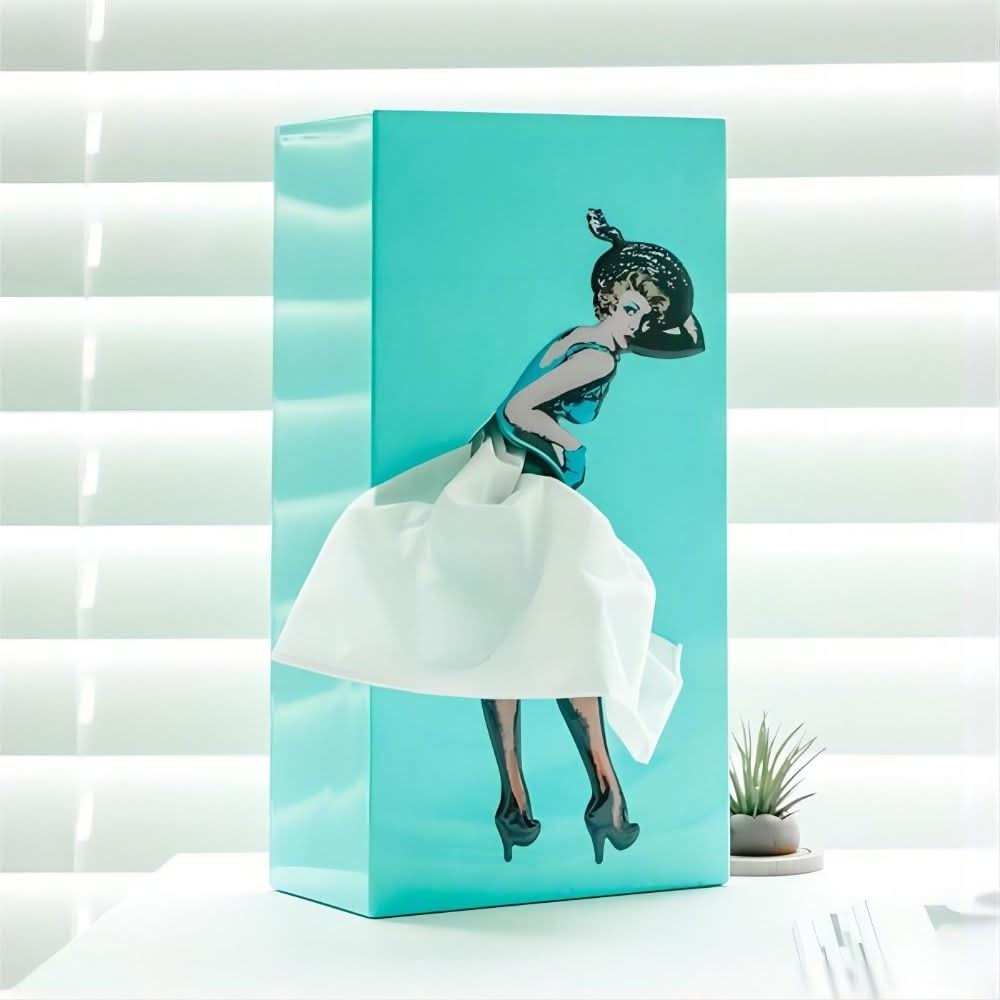 BowLift | Playful Rock Tissue Box for Creative Home Decoration