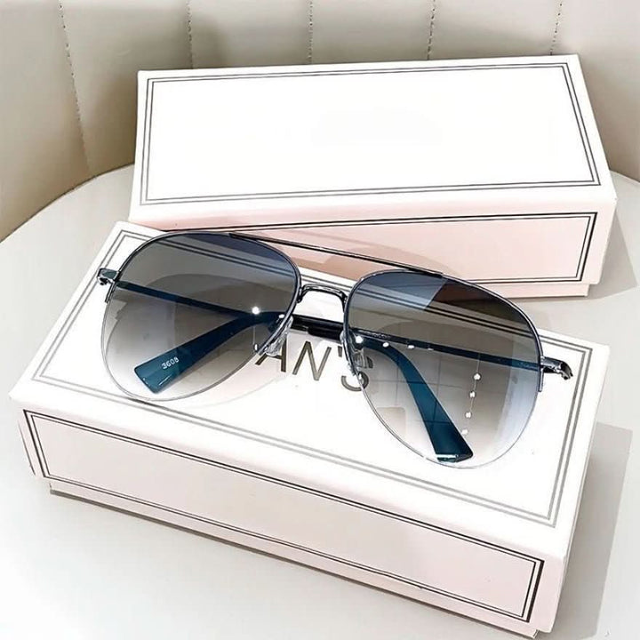 BowLift | Pilot sunglasses with color gradient and UV400 protection for men