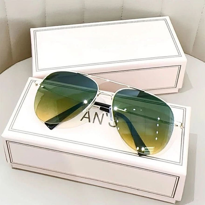 BowLift | Pilot sunglasses for men with gradient and UV400 protection