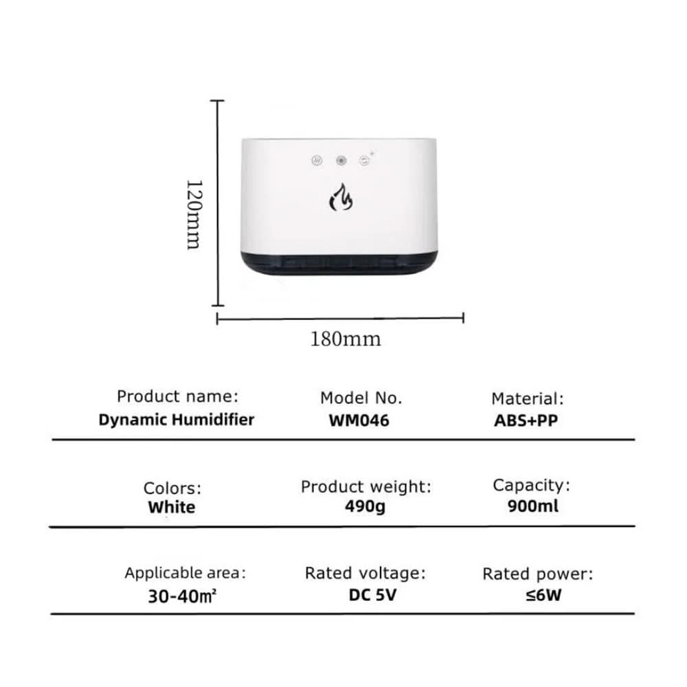 BowLift | Humidifier with LED Colors & 6 Nozzle Moisture Distribution