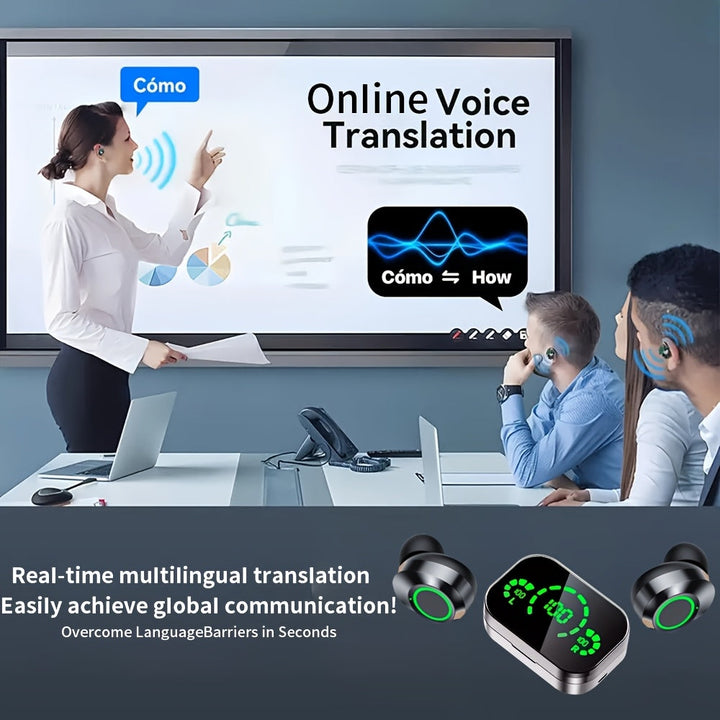 BowLift | AI Translating Earbuds Wireless Language Headset