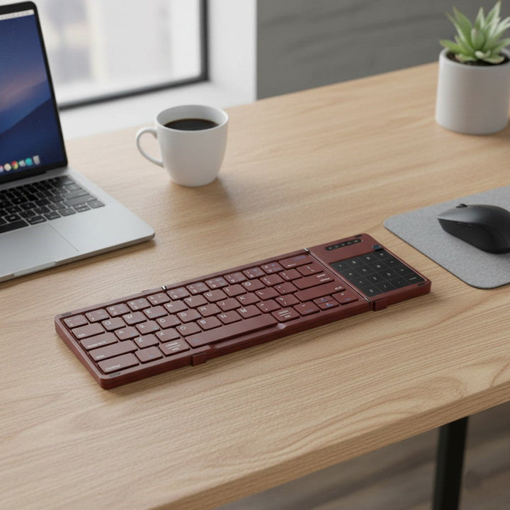BowLift | Wireless Portable Slim Smart Tri-Fold Bluetooth Keyboard