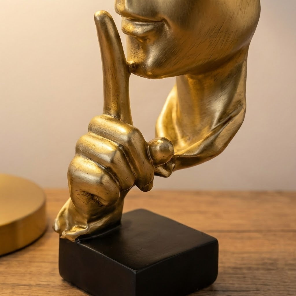 Silent Thinker Abstract Face Home Decor | Bowlift