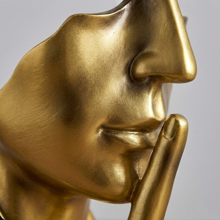 Silent Thinker Abstract Face Home Decor | Bowlift