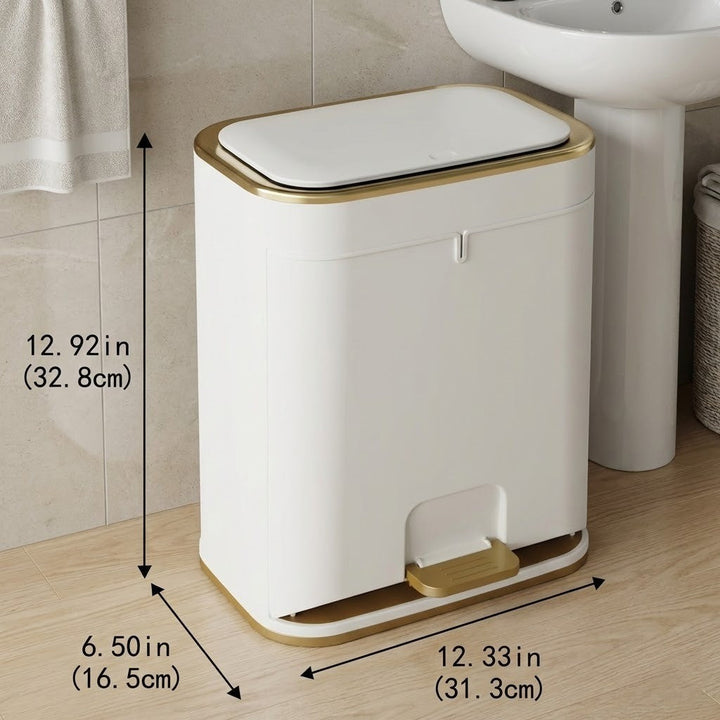 Easy-Clean Elegant Bathroom Trash Can | Bowlift