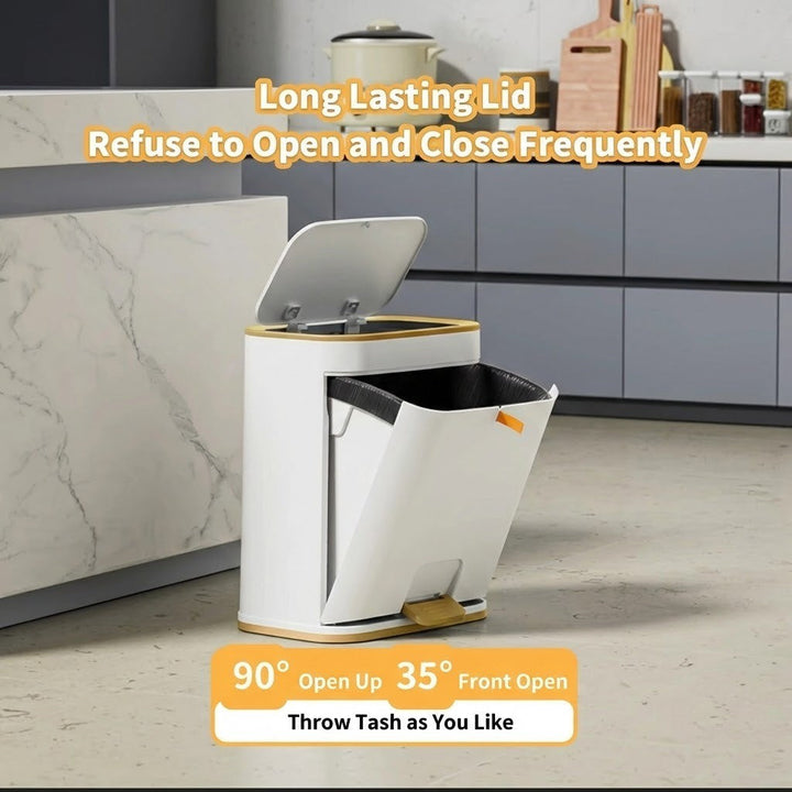 Easy-Clean Elegant Bathroom Trash Can | Bowlift