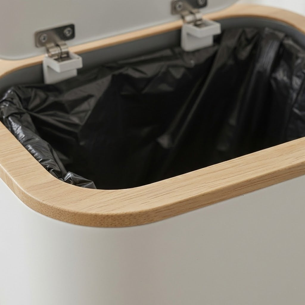 Easy-Clean Elegant Bathroom Trash Can | Bowlift
