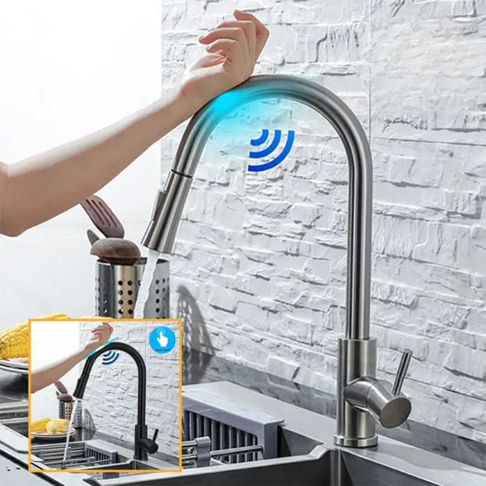 BowLift | Smart Sensor Kitchen Faucet with Pull-Out Spout