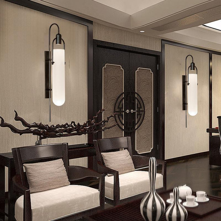BowLift | Industrial Glass Wall Lamp