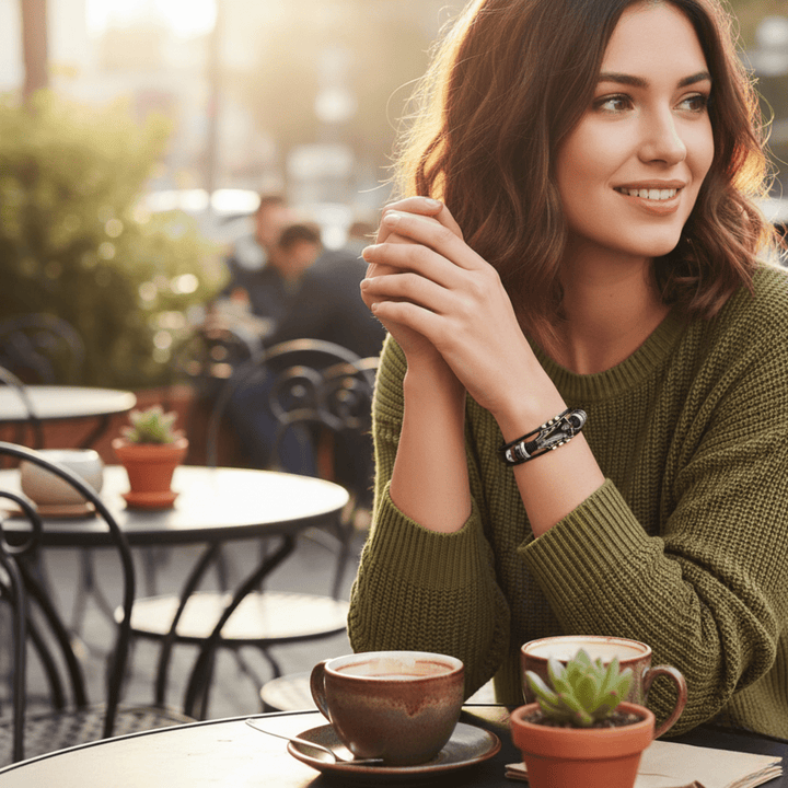 BowLift | Leather Bracelet with Guitar-Inspired Design