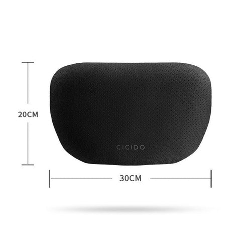 BowLift | Suede Car Neck Pillow And Lumbar Support