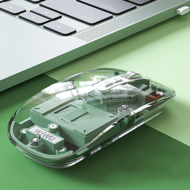 BowLift | Transparent Wireless Silent Bluetooth Mouse