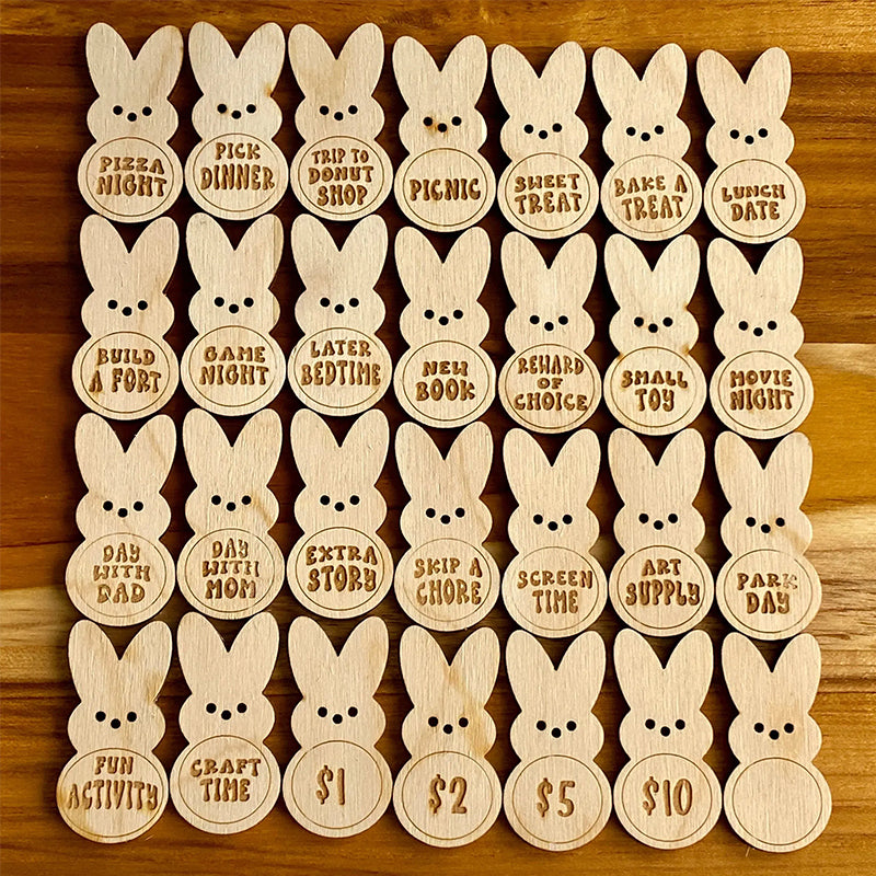 BowLift | Easter Kids Reward Bunny Tokens