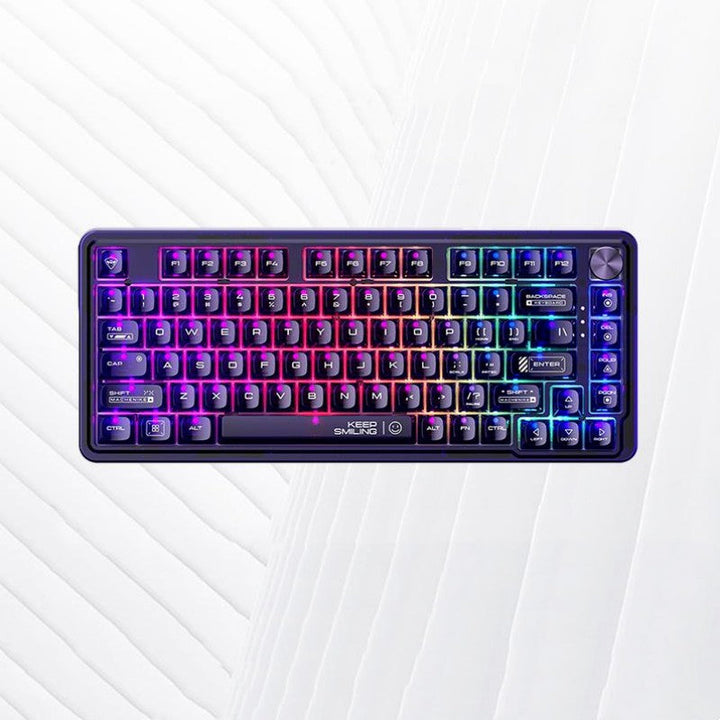 BowLift | Wired Transparent Keycap Casket Mechanical Keyboard