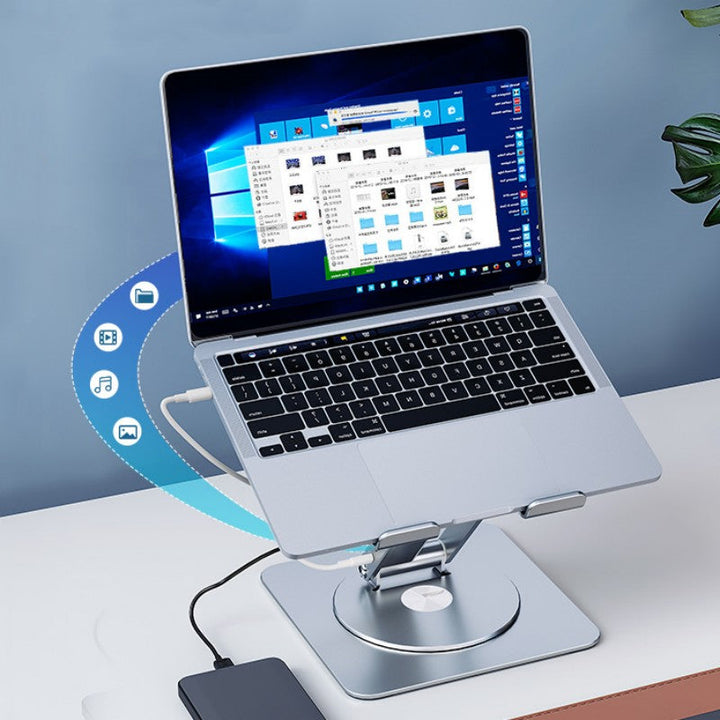 BowLift | 360¬∞ Rotating Lift And Expand Docking Station Stand